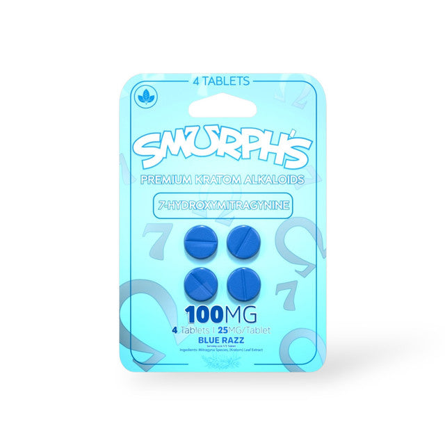 SMURPH'S 7-HYDROXYMITRAGYNINE 25MG TABLET (4CT PACK)