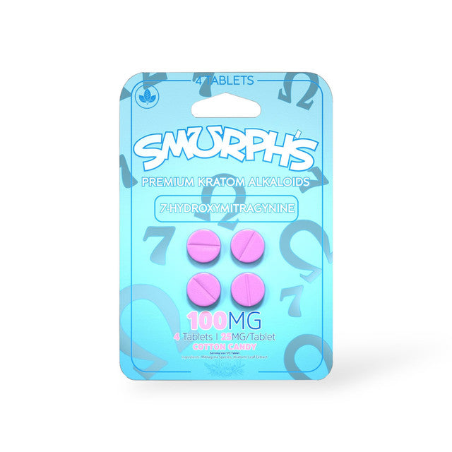 SMURPH'S 7-HYDROXYMITRAGYNINE 25MG TABLET (4CT PACK)