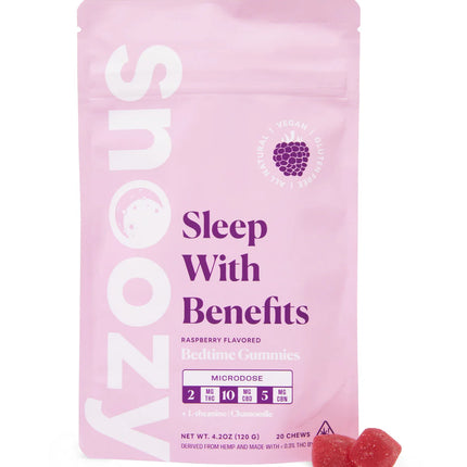 SNOOZY THC - CBD - CBN GUMMIES (2CT PER PACK) 20 PACK DISPLAY