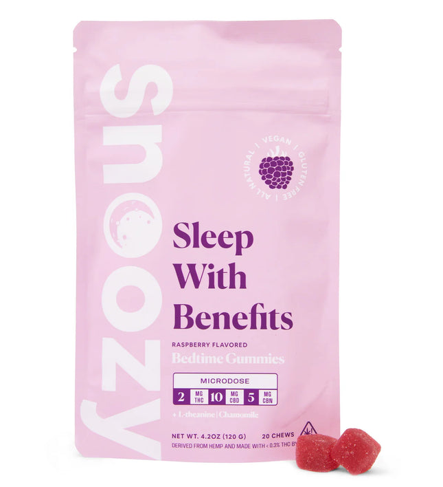 SNOOZY THC - CBD - CBN GUMMIES (2CT PER PACK) 20 PACK DISPLAY