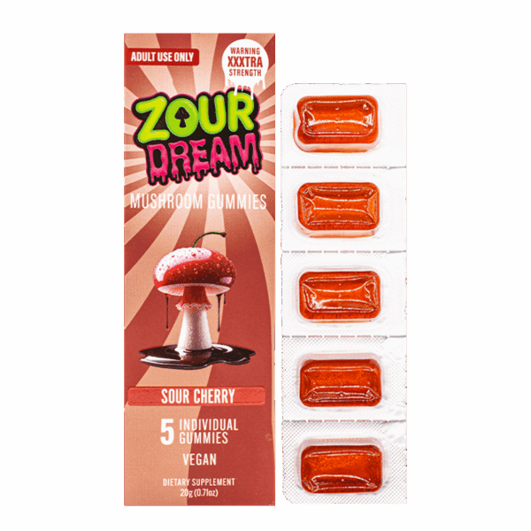 ZOUR DREAM MUSHROOM GUMMIES XXXTRA STRENGTH BLEND (5CT PACK)