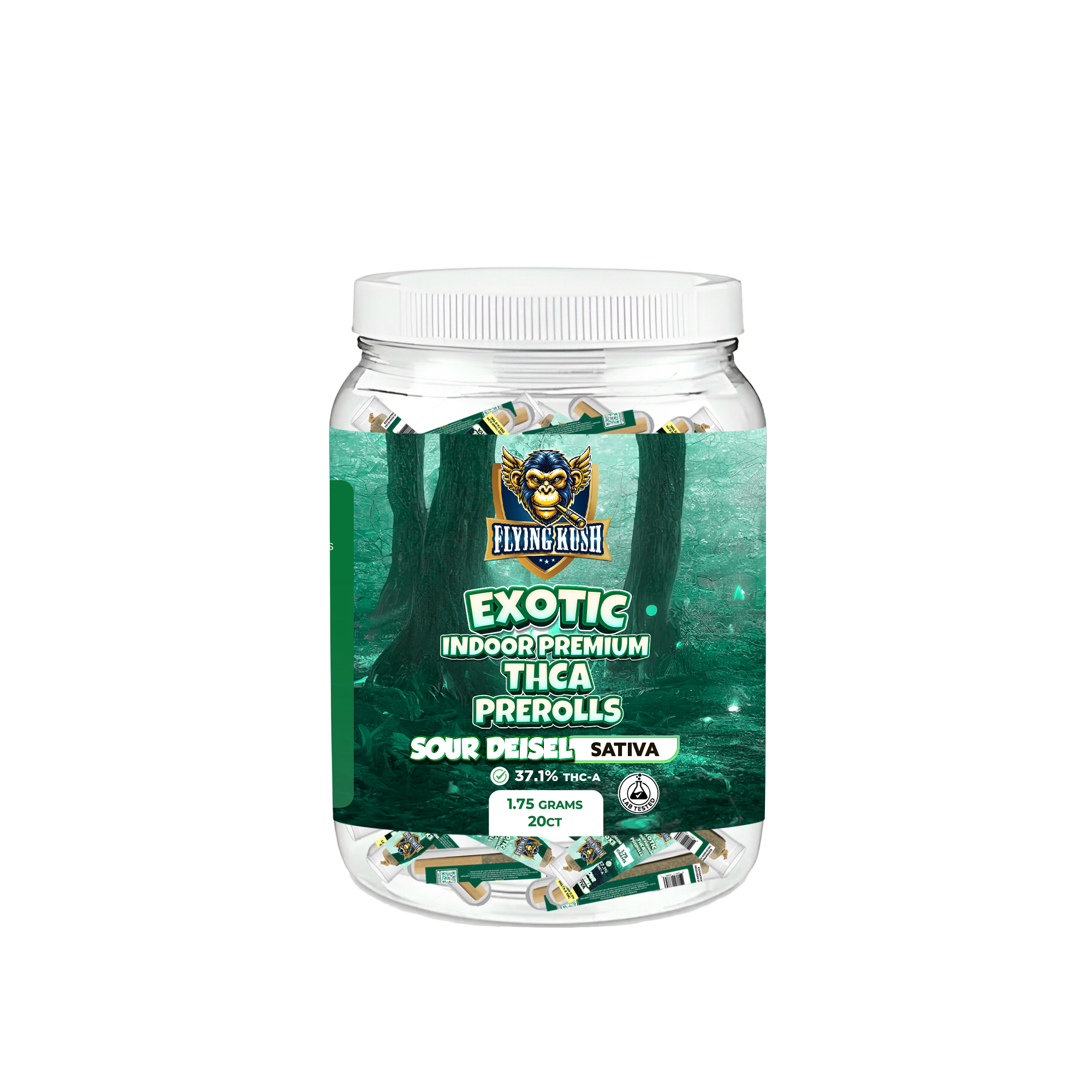 FLYING KUSH 1.75G THC-A PRE ROLLS (20CT/JAR)