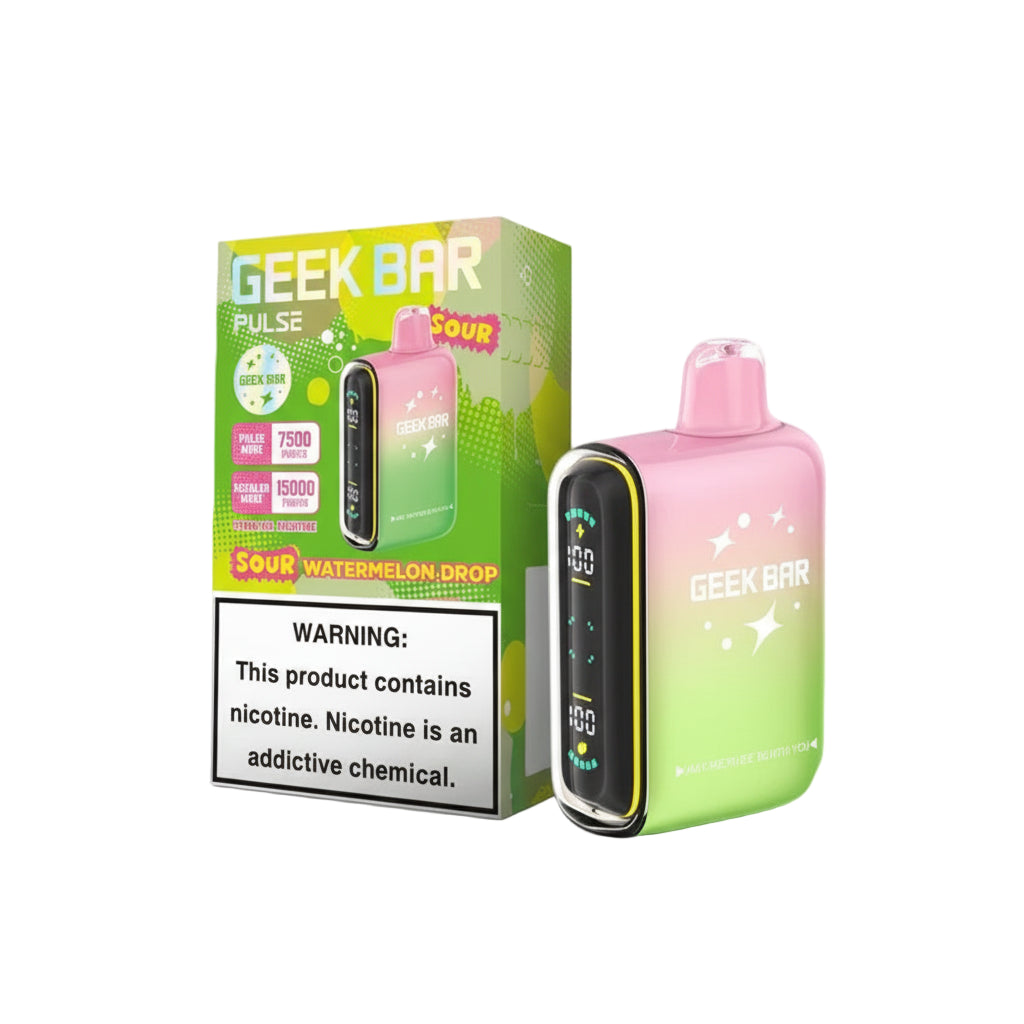 GEEK BAR PULSE 15000 5% DISPOSABLE 5CT DISPLAY