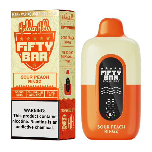 HIDDEN HILLS X FIFTY BAR 20K DISPOSABLE (5CT DISPLAY)