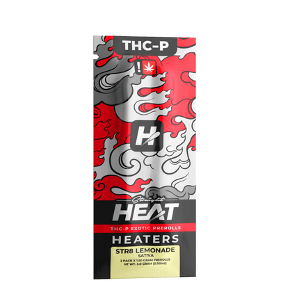 STRAIGHT HEAT EXOTIC THC-P PRE-ROLLS 1.5G EACH (2CT PACK)
