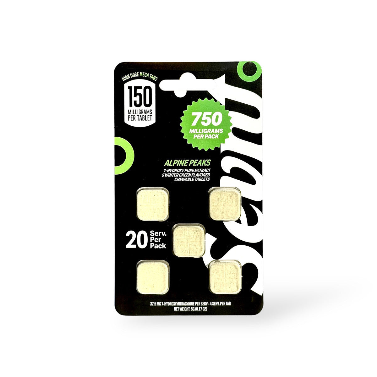 SEVN 7-HYDROXY BLISTER PACK 150MG TABLET (5CT PACK)