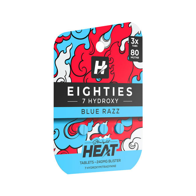 STRAIGHT HEAT EIGHTIES 7-HYDROXY TABS (80MG/CT, 3CT/PK)