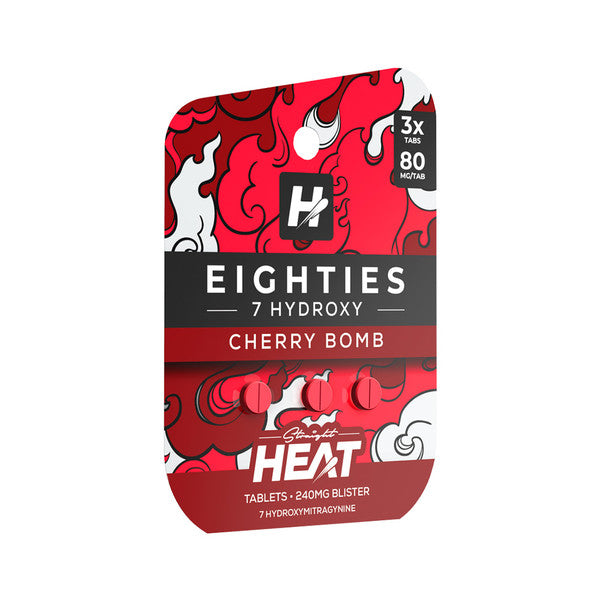 STRAIGHT HEAT EIGHTIES 7-HYDROXY TABS (80MG/CT, 3CT/PK)
