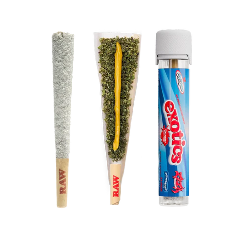 ICE KREAM x ZAZA 2.5 GRAM THC-A ROSIN DIAMOND POWDERED DONUTS (20CT BOX)
