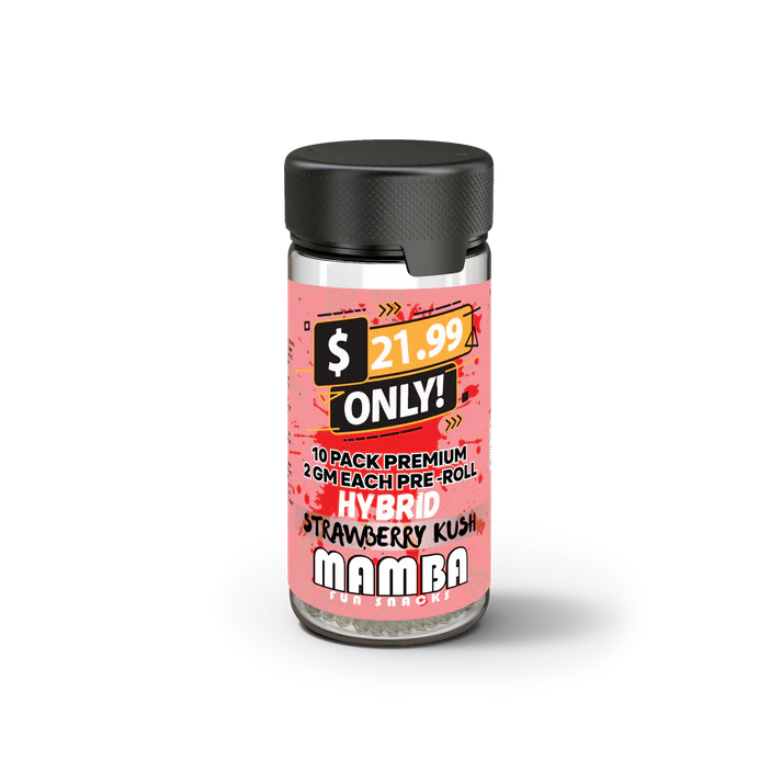 MAMBA $21.99 10 PACK PREMIUM 2 GRAM EACH PRE-ROLLS