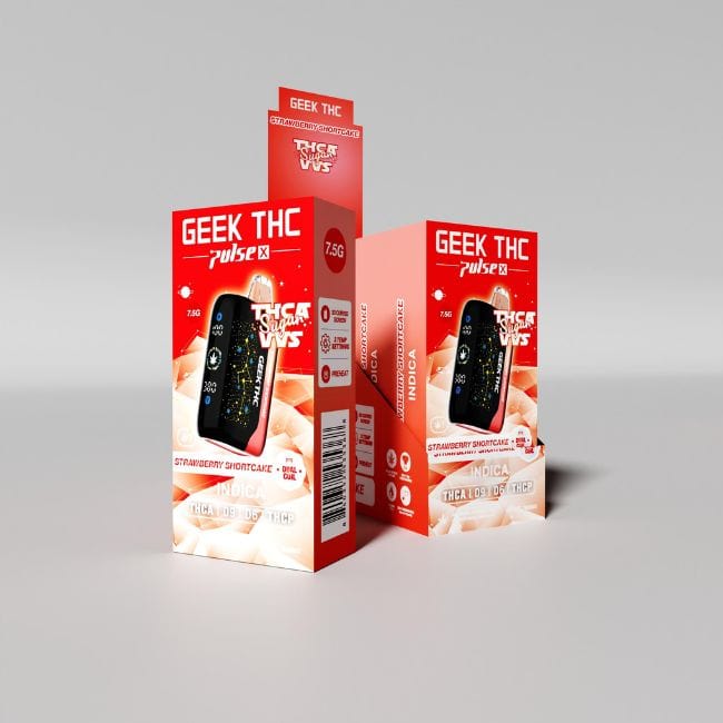 GEEK THC PULSE X 7.5G THCA VVS SUGAR DISPOSABLE