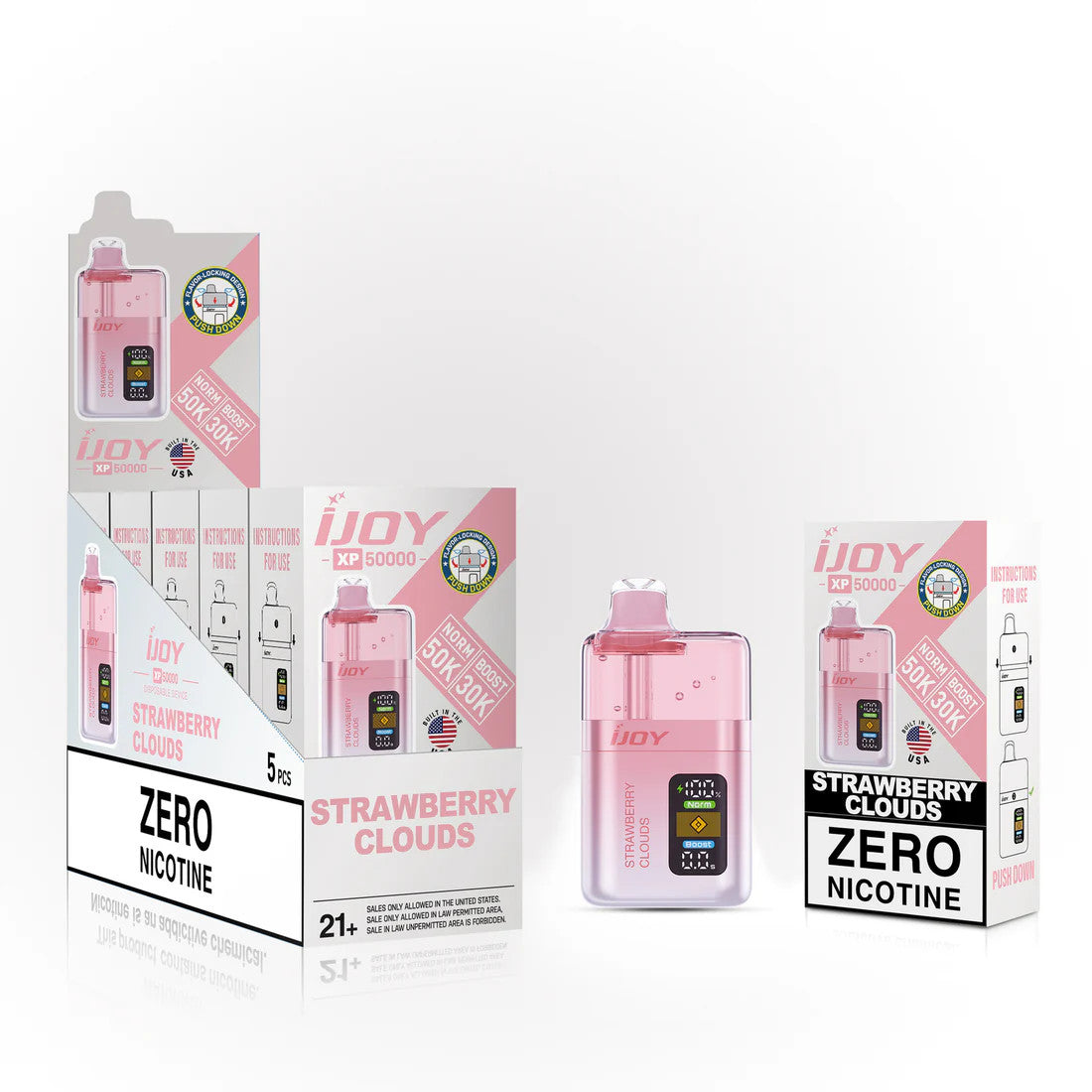 IJOY XP50K ZERO NICOTIE (5CT DISPLAY)