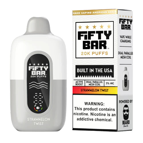 FIFTY BAR V2 20K PUFFS DISPOSABLE (5CT DISPLAY)