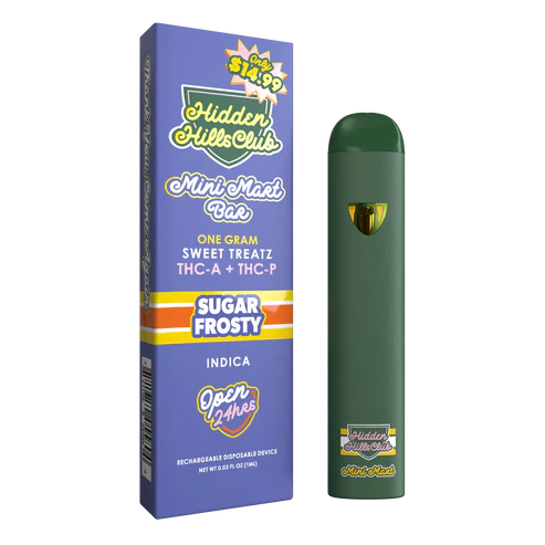 HIDDEN HILLS MINI MART BAR THC-A + THC-P 1 GRAM DISPOSABLE