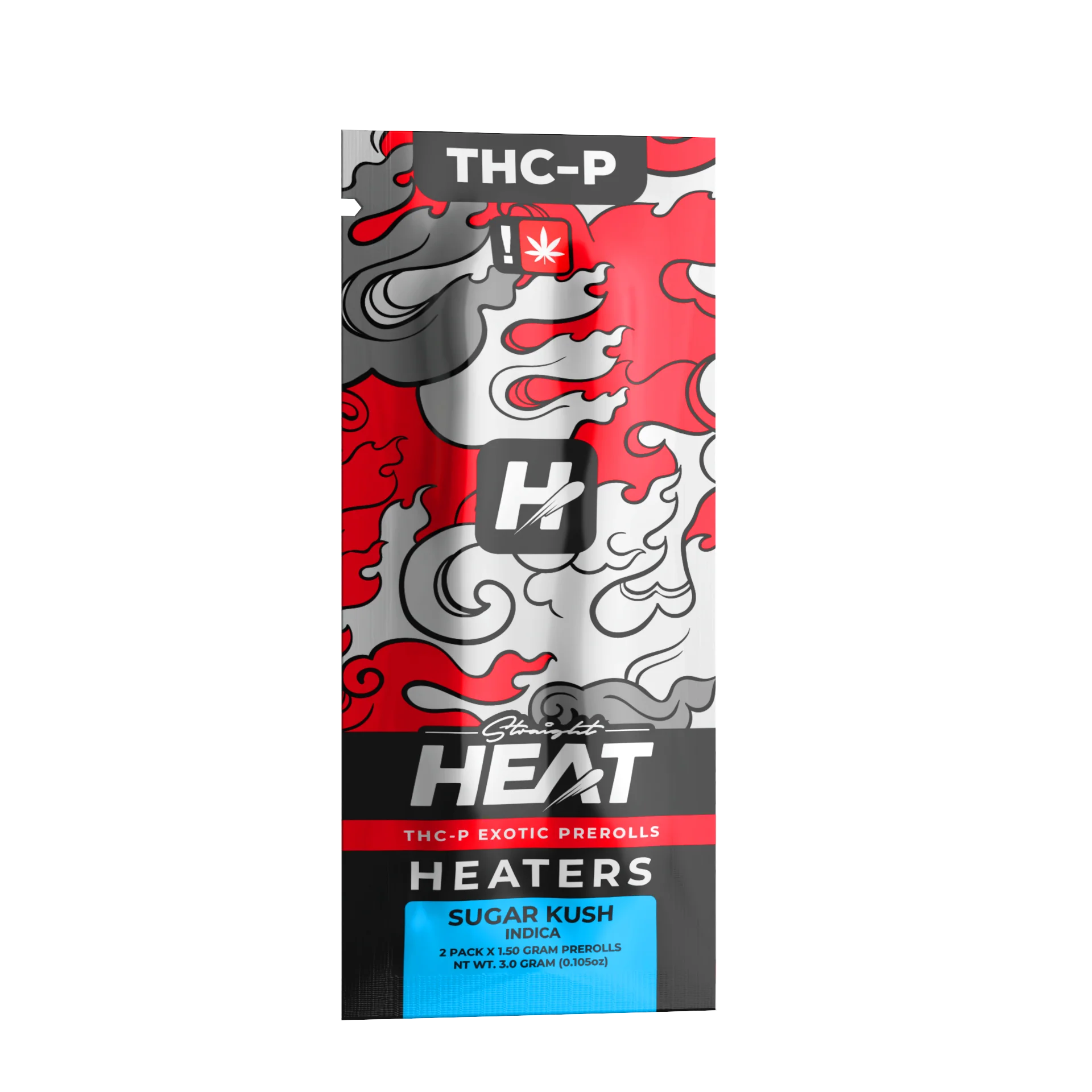 STRAIGHT HEAT EXOTIC THC-P PRE-ROLLS 1.5G EACH (2CT PACK)