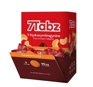 7TABZ 30MG 7-HYDROXYMITRAGYNINE PURE EXTRACT CHEWABLE TABLETS (40CT/BOX)