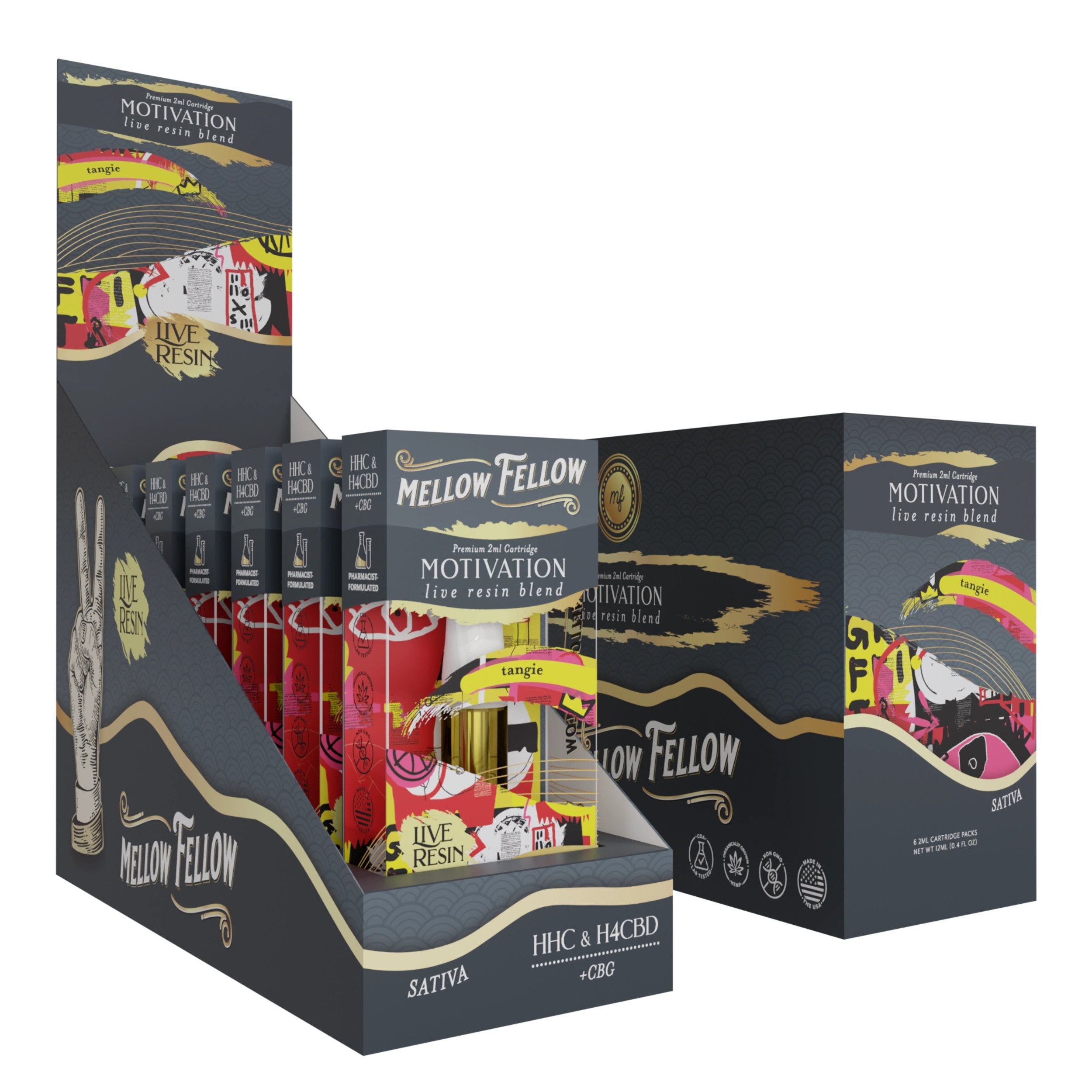 MELLOW FELLOW 2ML LIVE RESIN CARTRIDGE