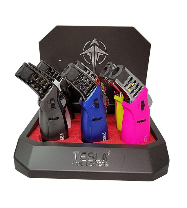 TESLA TORCH 45 DEGREE LIGHTER MODEL# 61643 (9CT DISPLAY) Default Title 818766014458