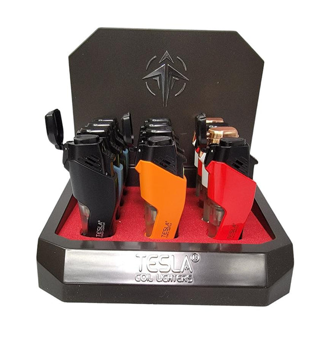 TESLA TURBO 2 TORCH LIGHTER MODEL# 61659 (12CT DISPLAY) Default Title 818766014632