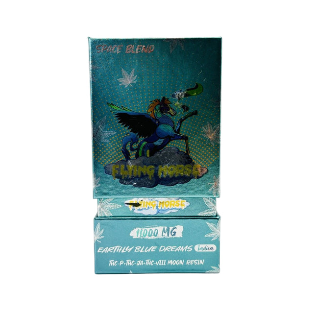FLYING HORSE SPACE BLEND (THC-P / THC-JA / THC-VIII MOON RESIN) 11 GRAM DISPOSABLE EARTHLY BLUE DREAMS (INDICA) 765954998826