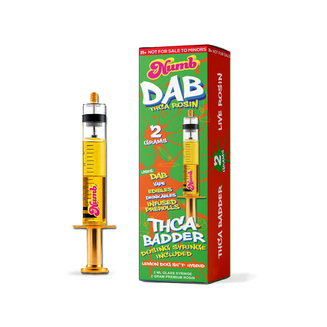 NUMB THCA ROSIN 2 GRAM SYRINGE STYLE DAB