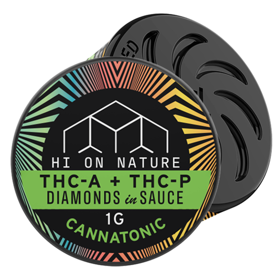 HI ON NATURE 1 GRAM THC-A + THC-P DIAMOND IN SAUCE