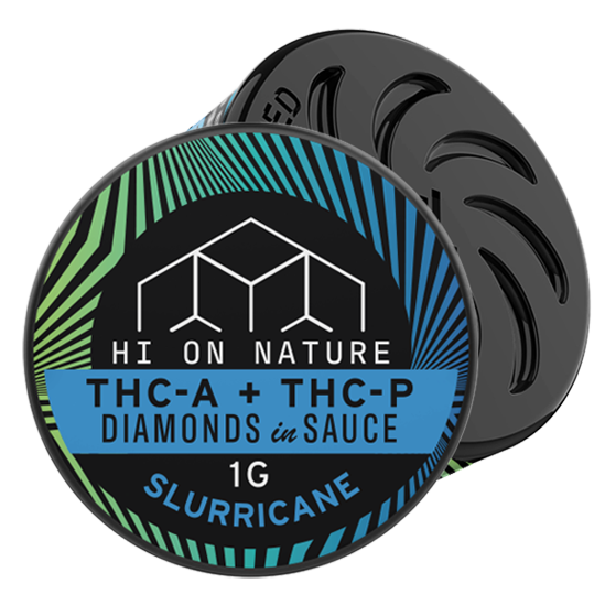 HI ON NATURE 1 GRAM THC-A + THC-P DIAMOND IN SAUCE