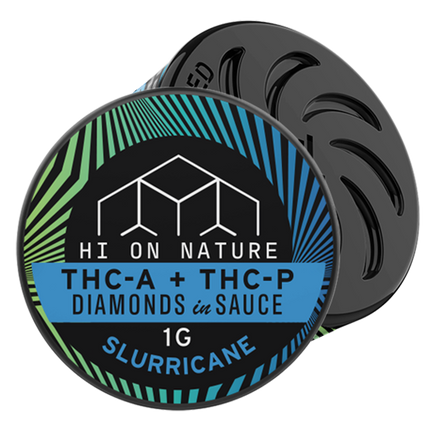 HI ON NATURE 1 GRAM THC-A + THC-P DIAMOND IN SAUCE