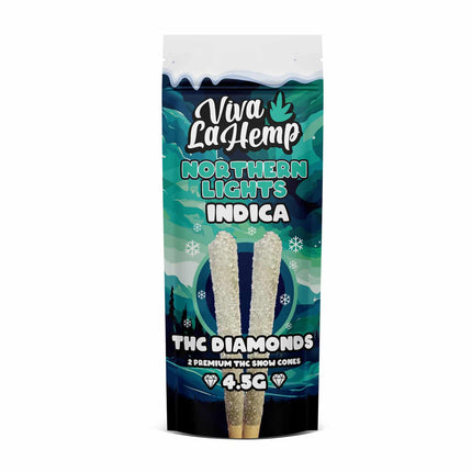 VIVA LA HEMP 4.5 GRAM THC-A DIAMOND PRE-ROLLS (2CT/PACK, 2.25G/CT)