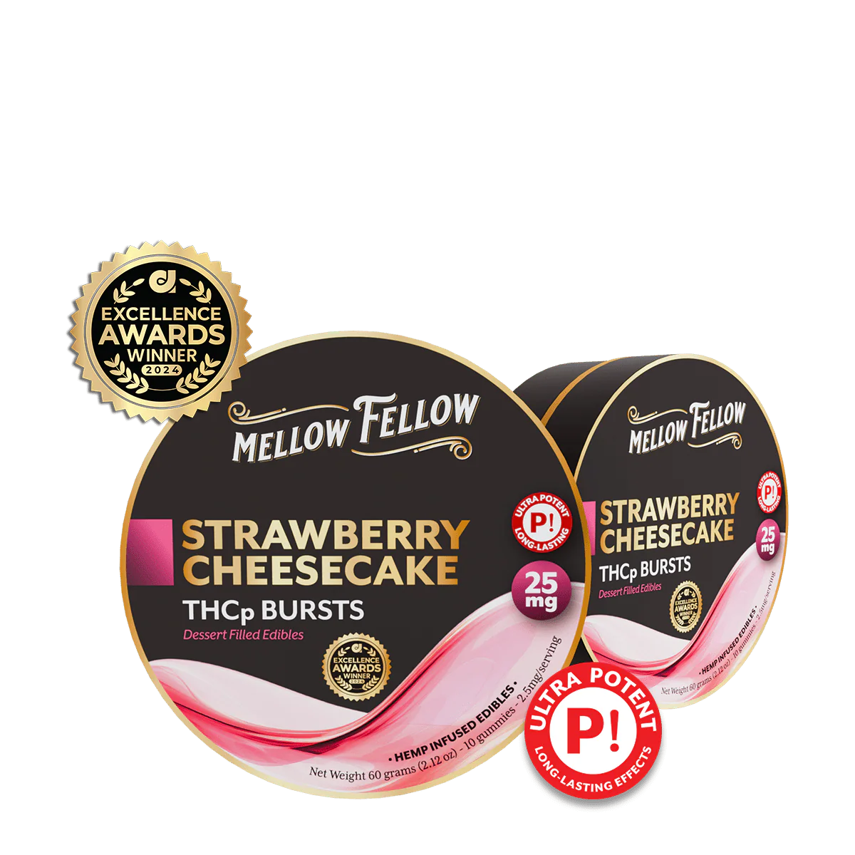 MELLOW FELLOW THCP BURSTS 250MG GUMMIES (25MG x 10CT)