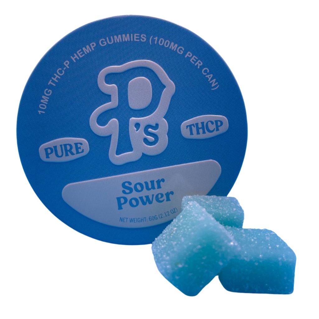 PUSHIN P'S EDIBLES 100MG/TIN PURE THC-P