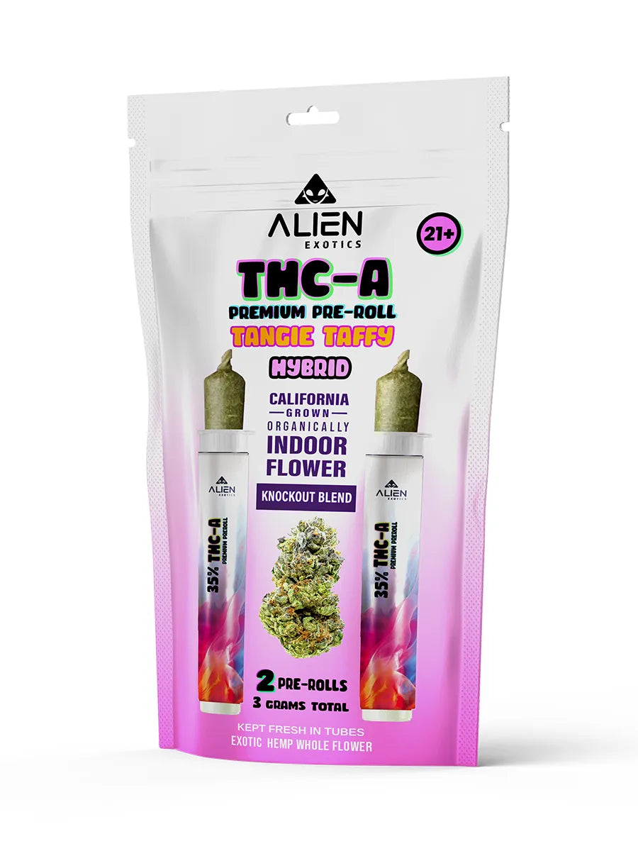 ALIEN EXOTICS THCA PRE-ROLL KNOCKOUT BLEND (2X1.5G EACH)