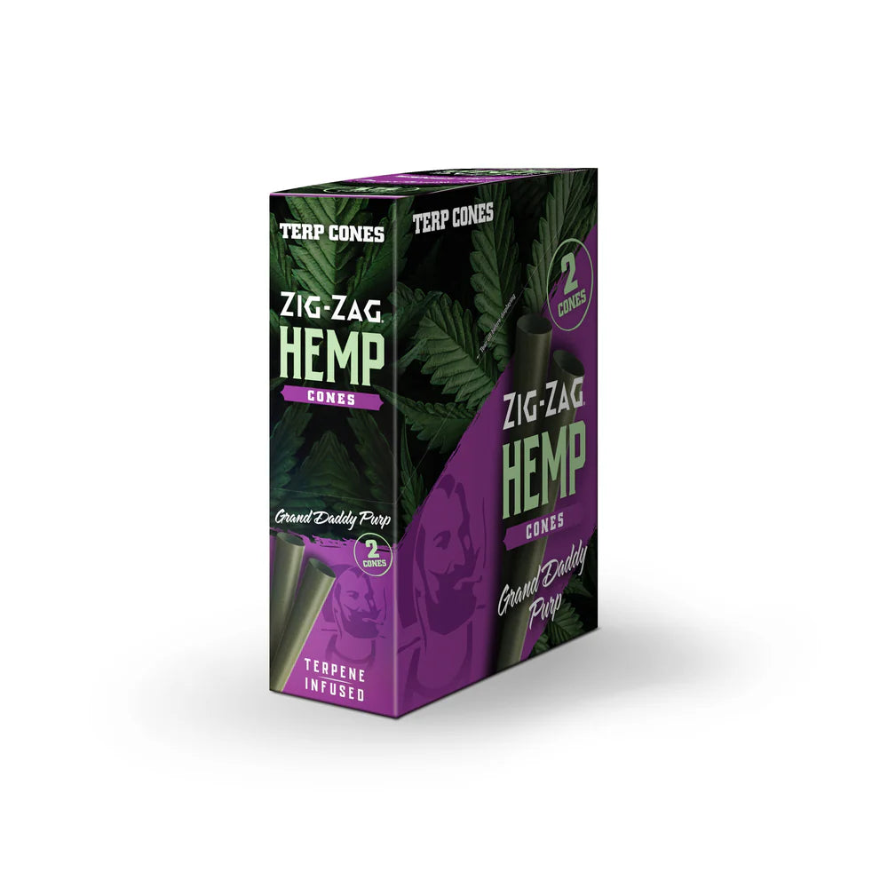 ZIG-ZAG TERPENES INFUSED CONES (2CT/PACK) 15PK/DISPLAY