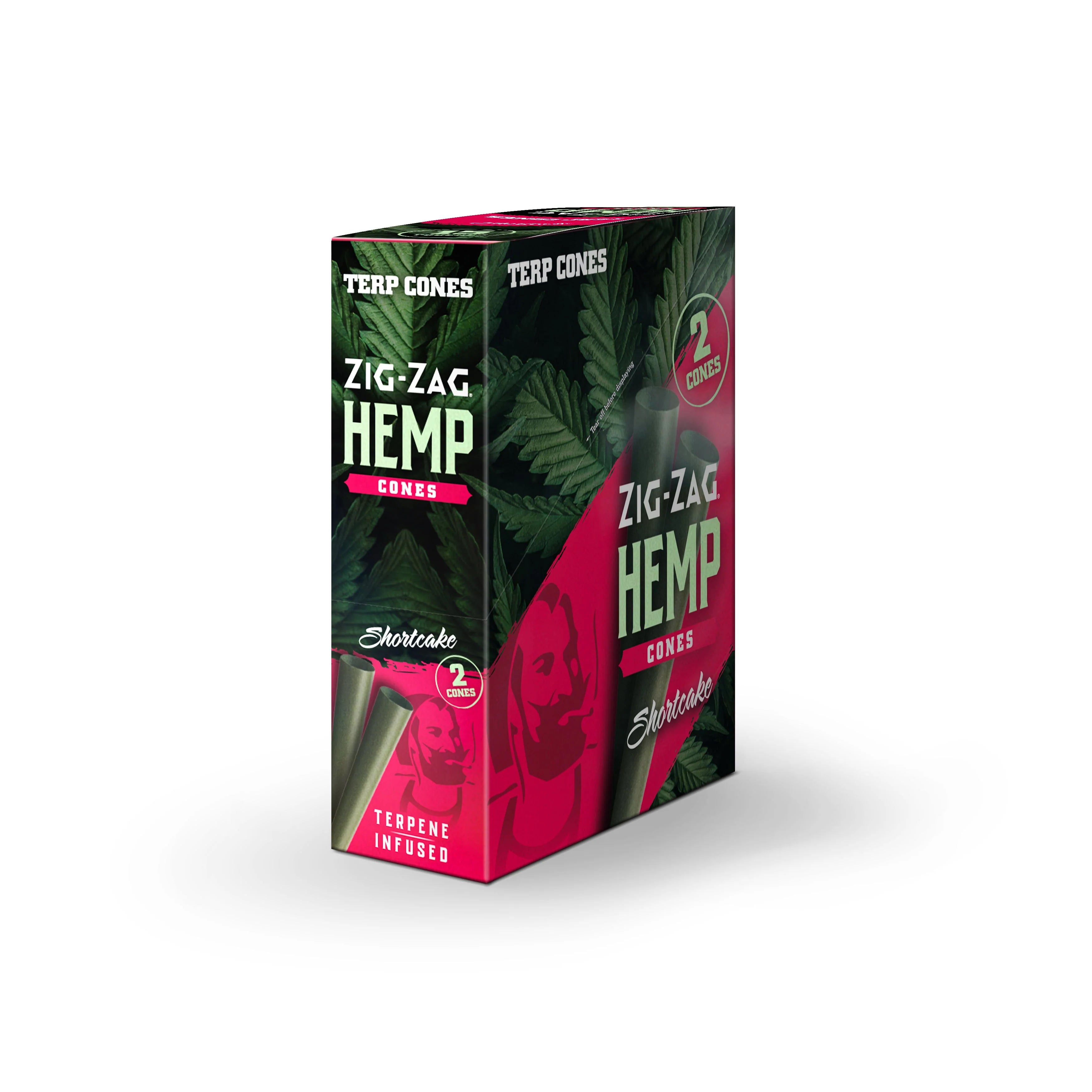 ZIG-ZAG TERPENES INFUSED CONES (2CT/PACK) 15PK/DISPLAY