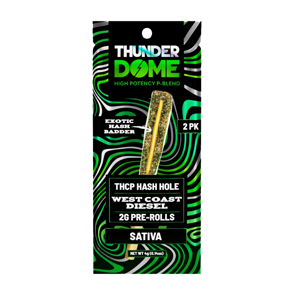 THUNDER DOME 2 GRAM THC-P HASH HOLE (2G x 2CT/PACK)
