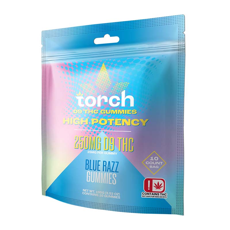 TORCH D9 THC 25MG PER GUMMY (10PC PER BAG)