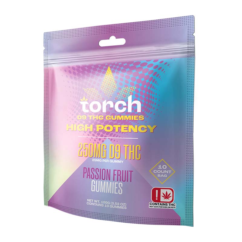 TORCH D9 THC 25MG PER GUMMY (10PC PER BAG)