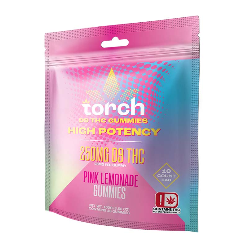 TORCH D9 THC 25MG PER GUMMY (10PC PER BAG)