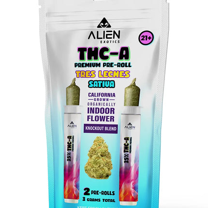 ALIEN EXOTICS THCA PRE-ROLL KNOCKOUT BLEND (2X1.5G EACH)
