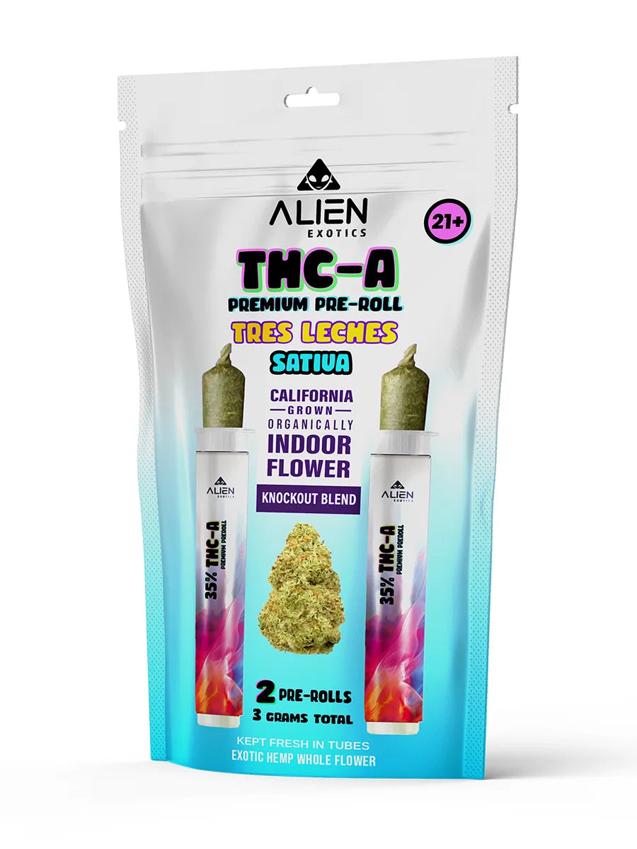 ALIEN EXOTICS THCA PRE-ROLL KNOCKOUT BLEND (2X1.5G EACH)