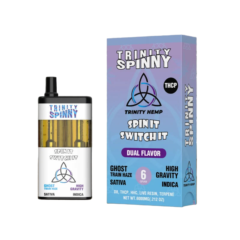 TRINITY SPINNY THC-P 6 GRAM DISPOSABLE Rising Wholesale Inc. TRINITY SPINNY THC-P 6 GRAM DISPOSABLE Rising Wholesale Inc.
