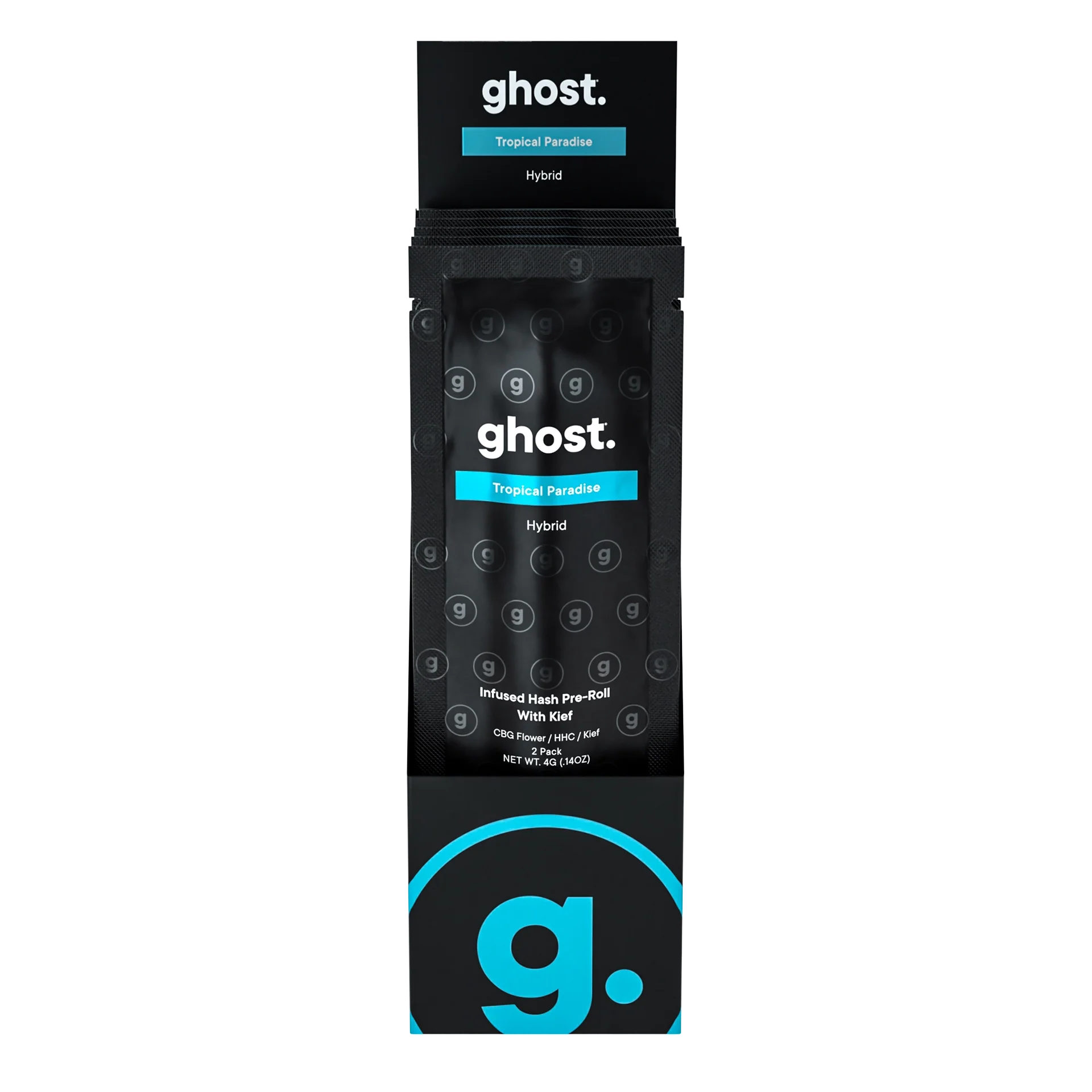 GHOST 4G HHC KIEF INFUSED HASH HOLE (2CT/PACK)
