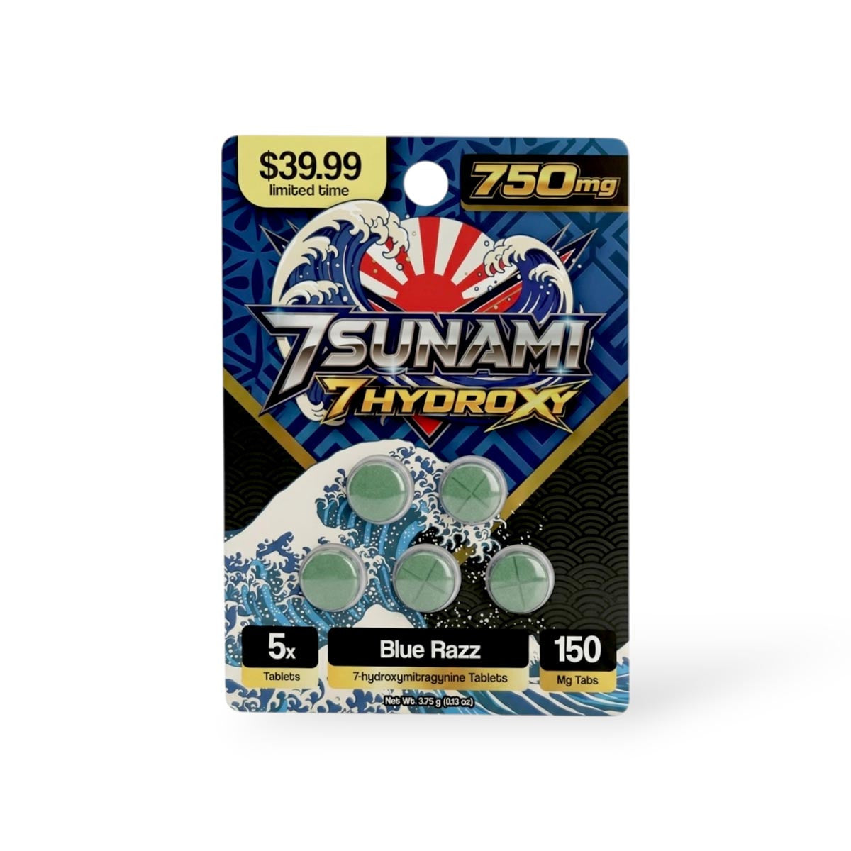 TSUNAMI 7HYDROXY 150MG PER TAB (5CT PACK) (10PK DISPLAY)
