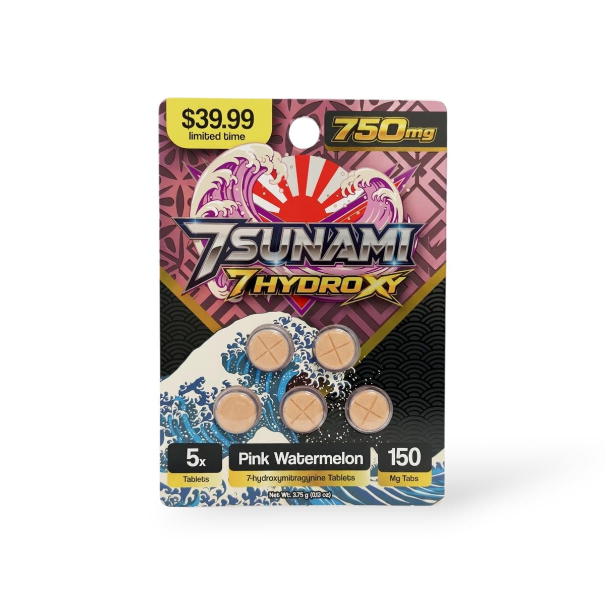 TSUNAMI 7HYDROXY 150MG PER TAB (5CT PACK) (10PK DISPLAY)