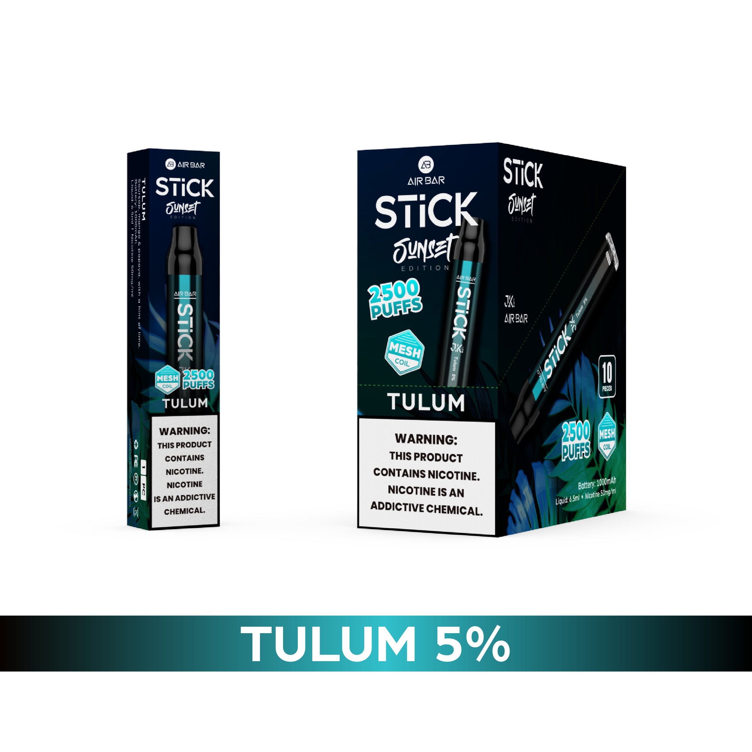 AIR BAR STICK 2500 PUFFS