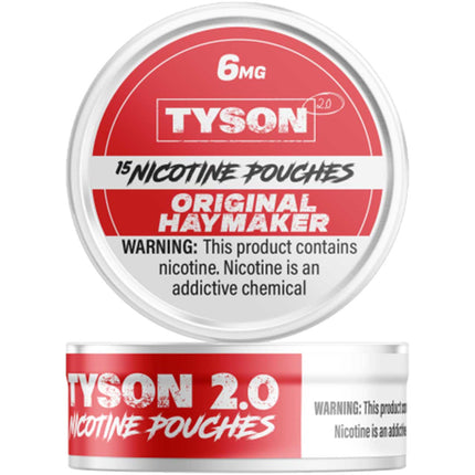 TYSON 2.0 NICOTINE POUCHES 15PC/TIN (5 PACK)