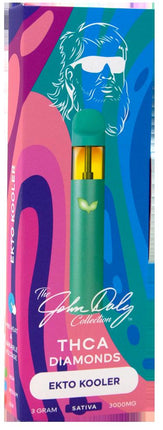 URB THE JOHN DALY COLLECTION THCA DIAMONDS 3 GRAM DISPOSABLE EKTO COOLER (SATIVA) 810088845710