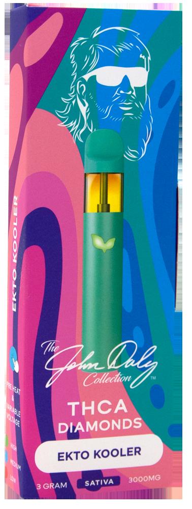 URB THE JOHN DALY COLLECTION THCA DIAMONDS 3 GRAM DISPOSABLE EKTO COOLER (SATIVA) 810088845710