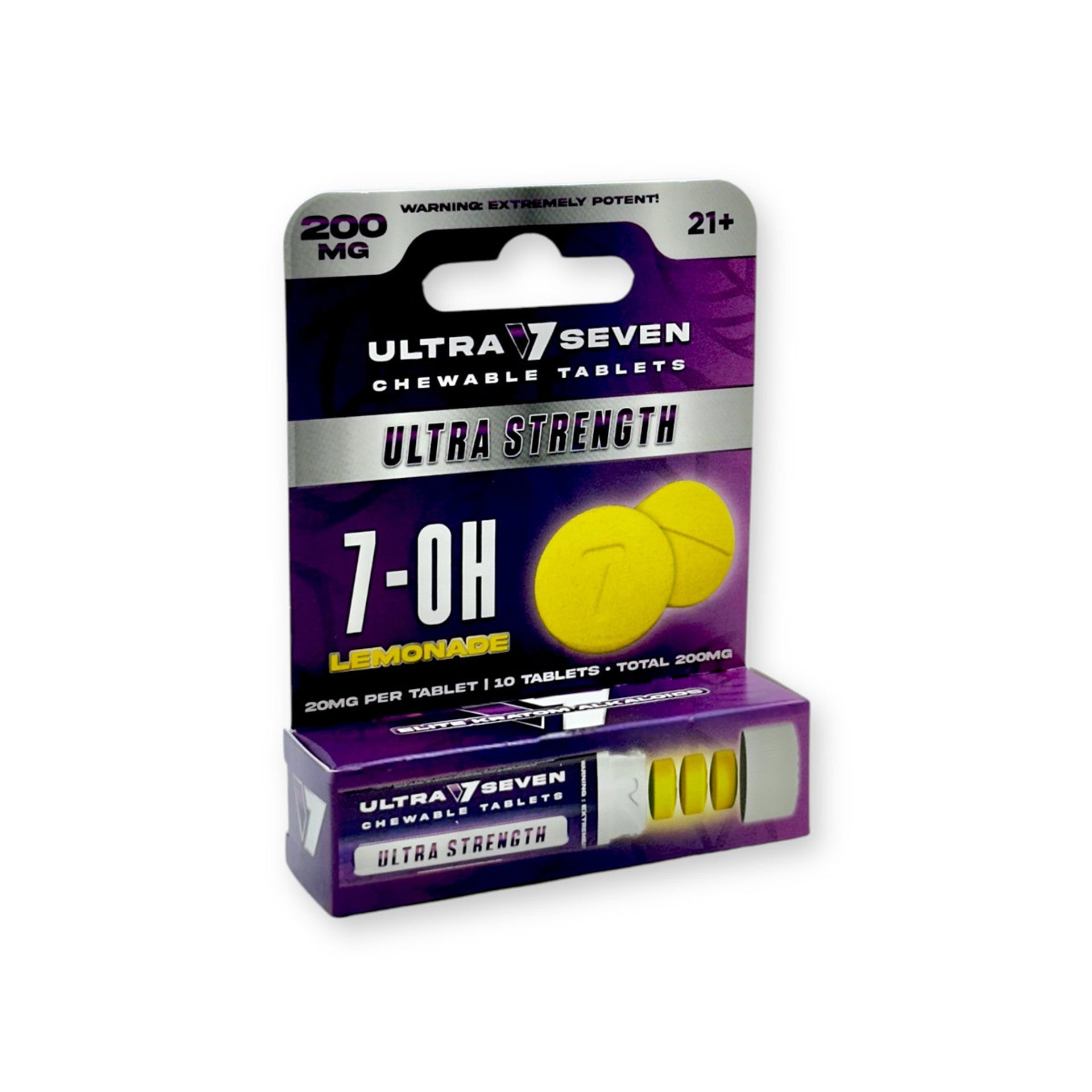 ULTRA SEVEN 7-HYDROXY TABLETS 20MG TABLET (10CT PACK)