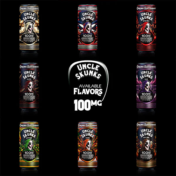 UNCLE SKUNK 12OZ 100MG D9 THC SODA CAN (24CT BOX)